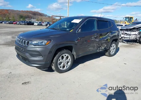 2024 Jeep Compass Sport 4X4 из США, поврежденный, VIN 3C4NJDAN5RT132255